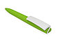 Ручка пластиковая soft-touch шариковая Zorro, зеленое яблоко/белый, фото 5