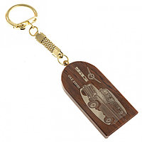 Брелок для ключей "УАЗ" арка камень обсидиан 123117