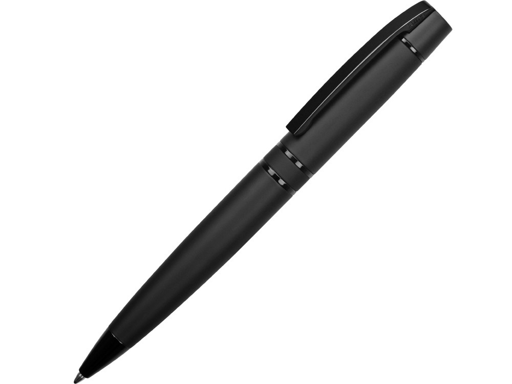 Ручка металлическая шариковая Uma VIP GUM soft-touch с зеркальной гравировкой, черный - фото 1 - id-p96040130