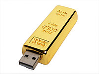 USB-флешка на 64 Гб в виде слитка золота, золотой