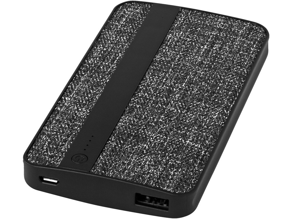 Зарядное устройство из ткани, 4000 mAh, черный - фото 1 - id-p69351481