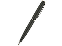 Ручка Sienna шариковая автоматическая, черный металлический корпус, 1.0 мм, синяя