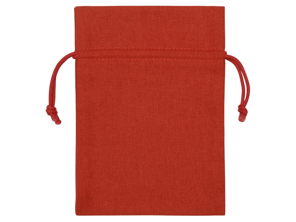 Платок бордовый 520*520 мм в подарочном мешке - фото 4 - id-p96040337