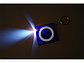 Брелок-рулетка с фонариком. 1 м., синий/белый, фото 2