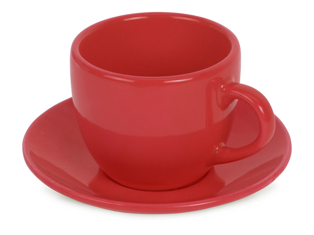 Чайная пара Melissa керамическая, красный (Р) - фото 1 - id-p96049104