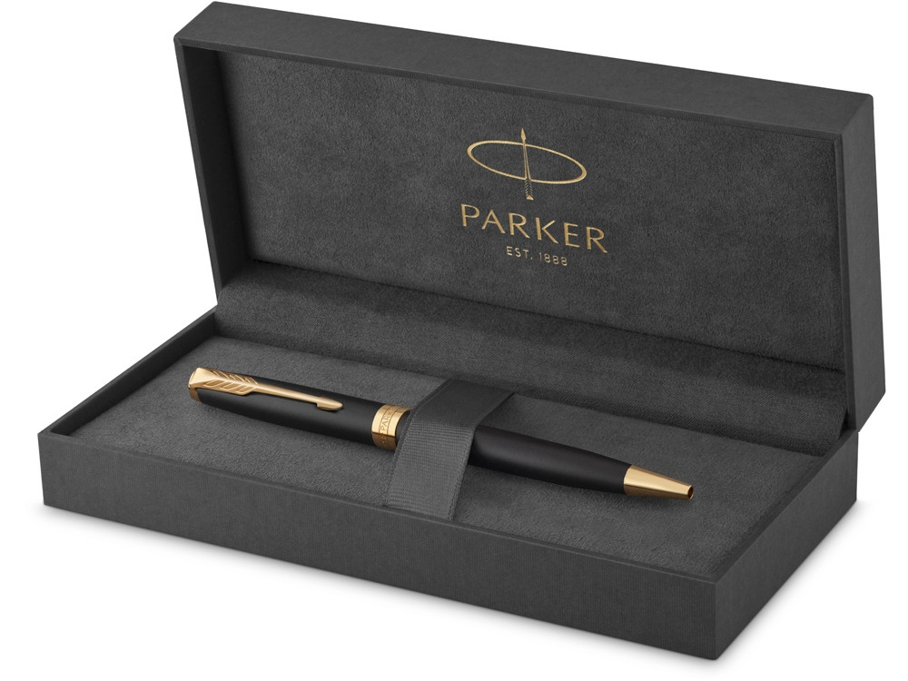 Ручка шариковая Parker Sonnet Core Matte Black GT, черный/золотистый - фото 3 - id-p69352402