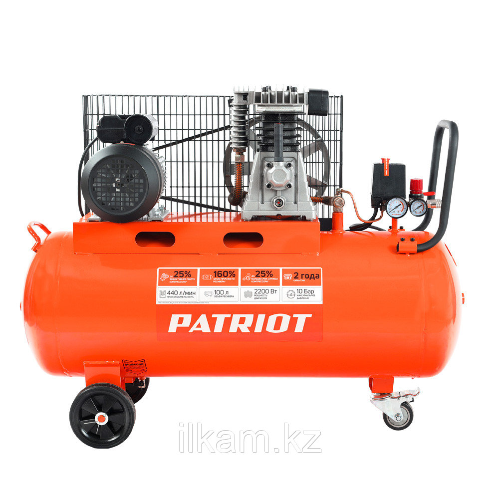 Компрессор поршневой  ременной  Patriot PTR 100-440I