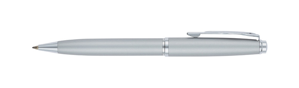 Ручка шариковая Pierre Cardin GAMME Classic с поворотным механизмом, серебряный матовый/серебро - фото 3 - id-p96040490