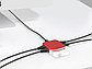 USB хаб Mini iLO Hub, красный, фото 2