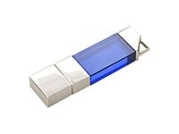 USB-флешка на 16 ГБ, micro USB, синий