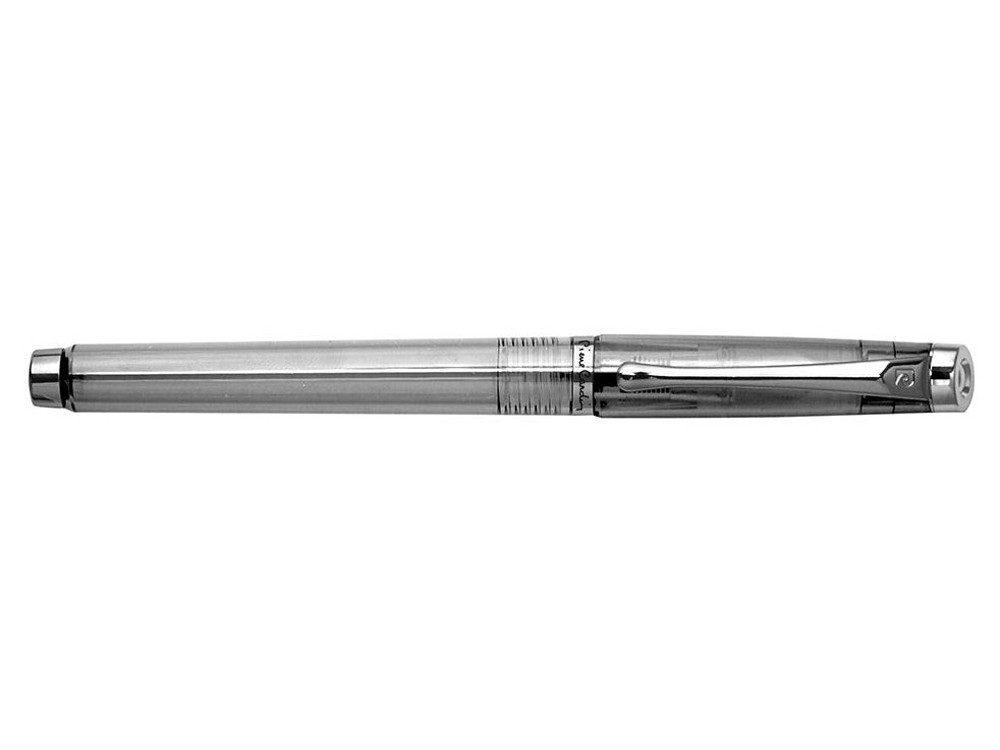 Ручка перьевая Pierre Cardin I-SHARE. Цвет - серый прозрачный.Упаковка Е-2. - фото 2 - id-p96049640