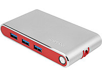 Хаб USB Rombica Type-C Hermes Red