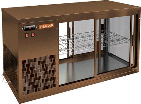 ВИТРИНА HICOLD VRL T 1300 L BRONZE