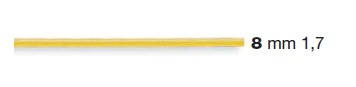 ФОРМА LA MONFERRINA ДЛЯ DOLLY / P.NUOVA SPAGHETTI 1,7 MM 8 БРОНЗА