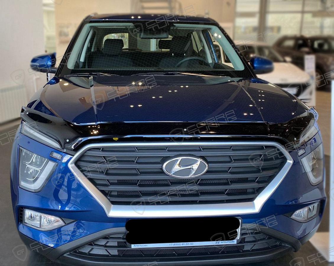 Дефлектор капота Hyundai Creta 2021+