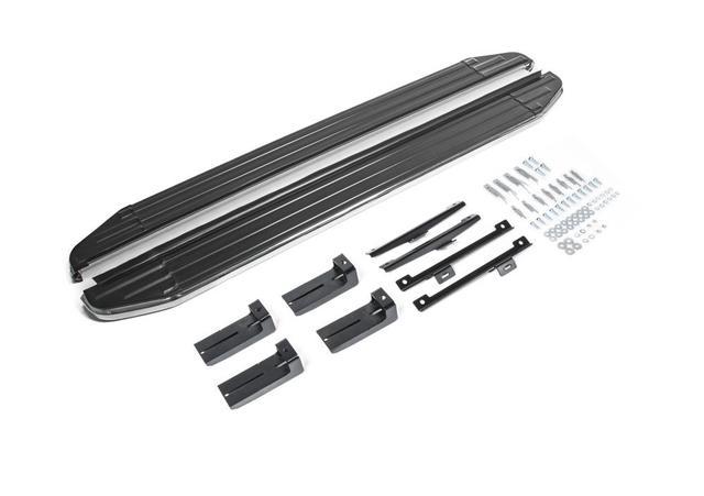 Пороги Kia Seltos 2019-2024 "Premium-black"