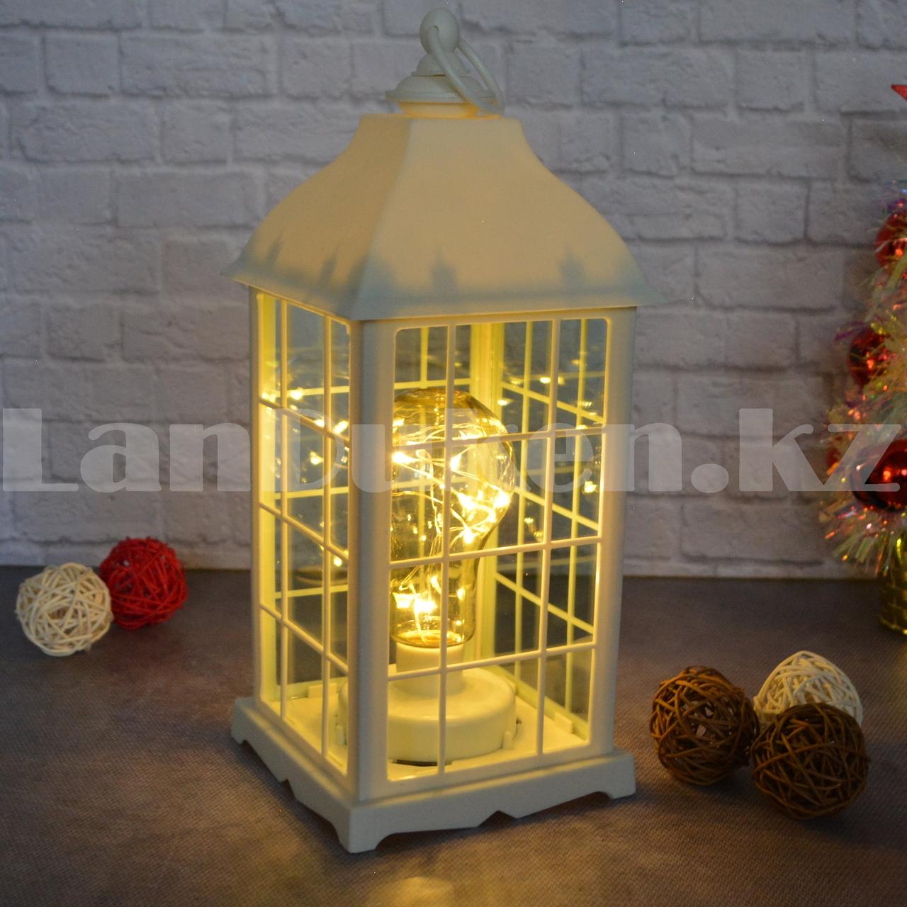 Светодиодный камин-ночник фонарь светильник с эффектом живого огня ...