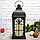 Светодиодный фонарь светильник на батарейках с эффектом мерцающей свечи фигурным стеклом черный, фото 4