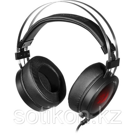Наушники-гарнитура игровые Redragon Scylla красный + черный, фото 2