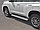 Защита порогов d42 Land Cruiser Prado Black Onyx 2020-н.в, фото 2
