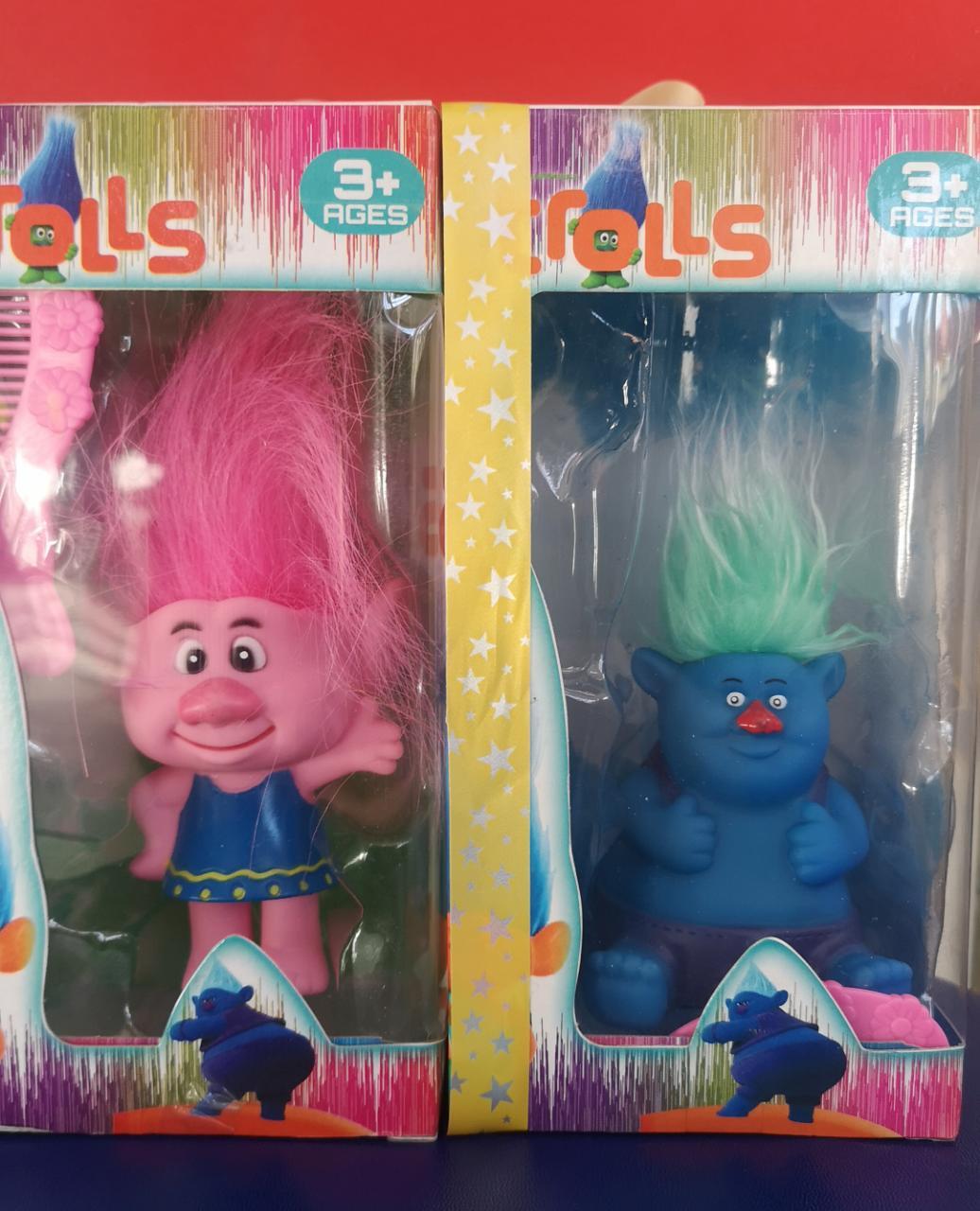 Фигурки Тролли Trolls/ 4 героя Тролли