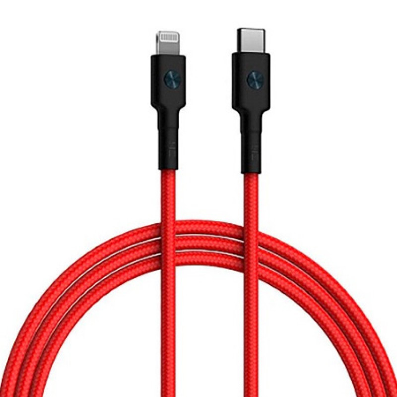Кабель Xiaomi Mi USB-C TO Lightning braided длинной 1 метр Арт.6830 - фото 1 - id-p96098635
