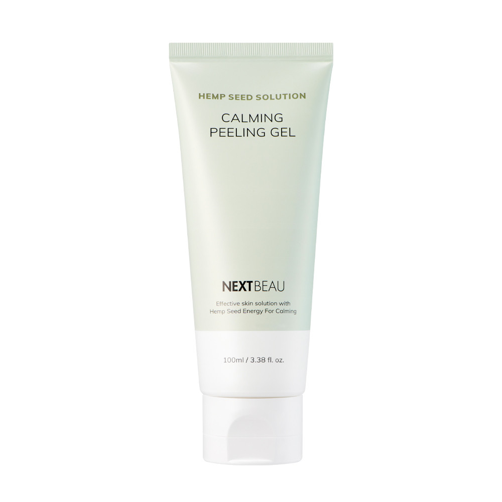 Nextbeau Успокаивающий пилинг-гель для лица с конопляным маслом Hemp seed Calming Peeling Gel / 100 мл.