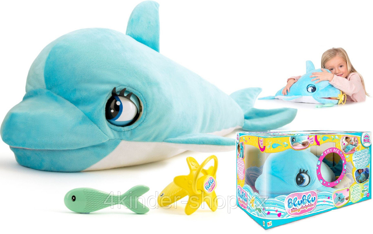 Интерактивная игрушка – IMC Toys Club Petz Дельфин BluBlu интерактивный, со звуковыми эффектами