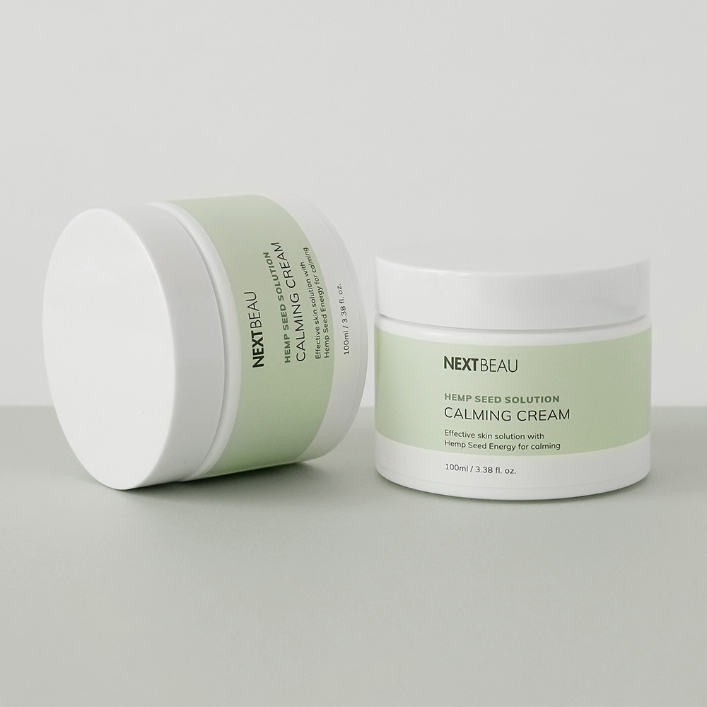 Nextbeau Успокаивающий крем для лица с конопляным маслом Hemp seed solution Calming Cream / 100 мл. - фото 3 - id-p96113468