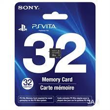 Карта памяти Memory Card PS VITA SONY 32 Gb, оригинал - фото 1 - id-p96114396