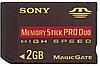 Карта памяти Memory Stick Pro Duo SONY 2 Gb