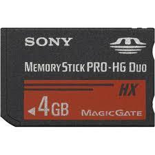 Карта памяти Memory Stick Pro Duo SONY 4 Gb