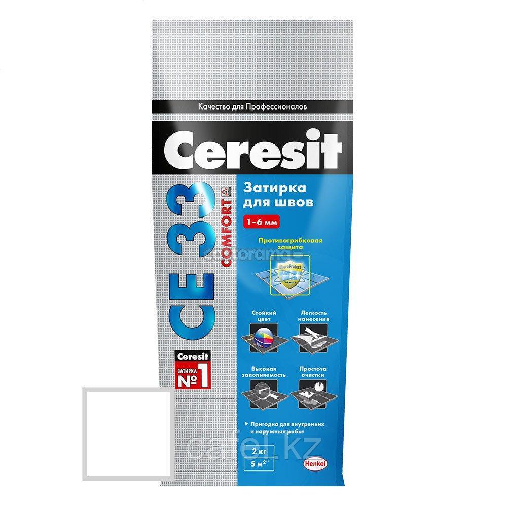 Затирка для швов плитки Ceresit CE 33 Comfort - Белый | White - фото 1 - id-p96115799