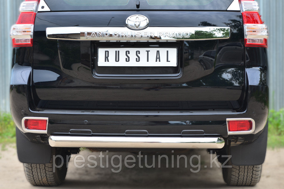 Защита заднего бампера d76 (дуга) Land Cruiser Prado 2014-2017, фото 1