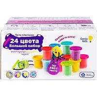 Набор для детской лепки "Тесто-пластилин 24 баночки"