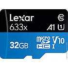 Карта памяти LEXAR 32GB High-Performance 633x microSDHC UHS-I, up to 100MB/s read 20MB/s write C10 A1 V10 U1