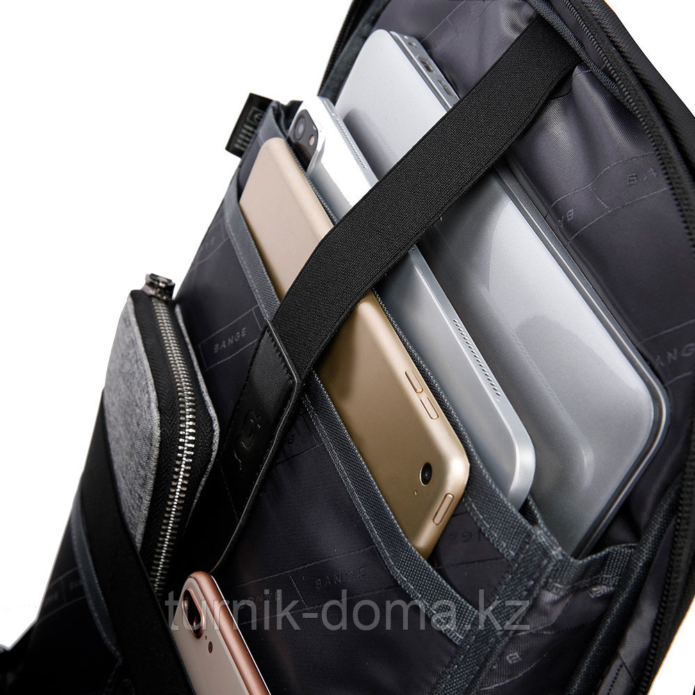 Рюкзак BANGE BG2517, черный серый - фото 4 - id-p96116171
