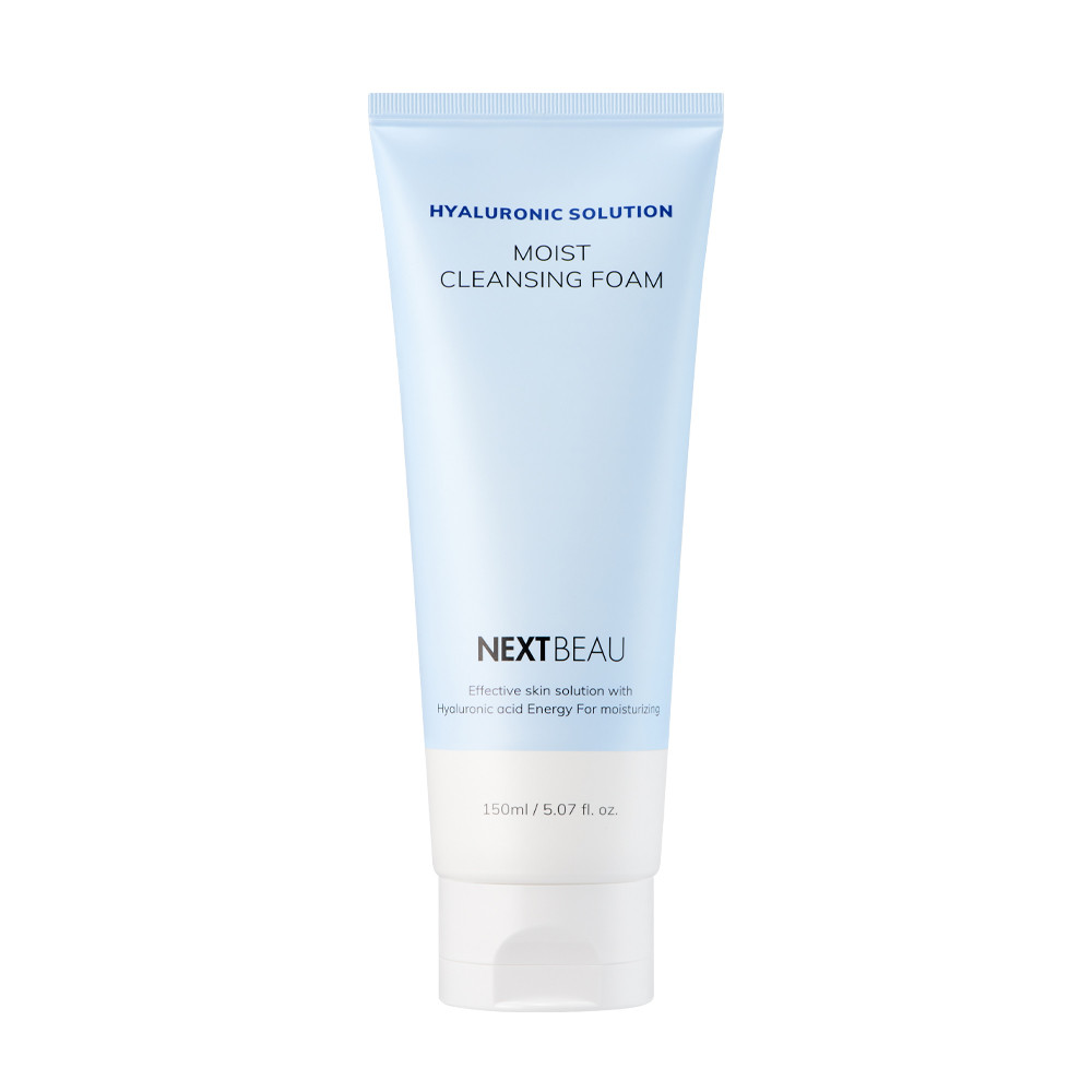 Nextbeau Пенка для умывания с гиалуроновой кислотой Hyaluronic solution Moist Cleansing Foam / 150 мл.