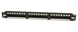 ECS Коммутационная панель Cat. 5е UTP 19", 1U, 24хRJ45