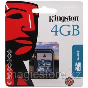 Карта памяти SD Kingston 4 Gb, оригинал