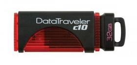 Флешка USB Kingston DataTraveler С10 32 Gb черная, оригинал