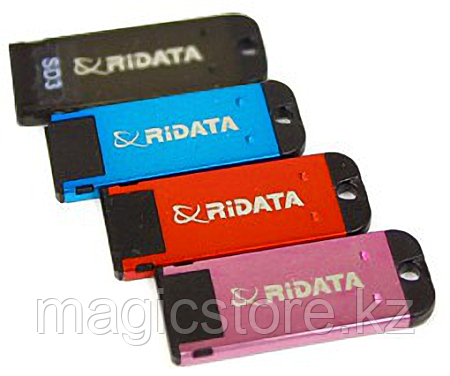Флешка USB Ridata SD3 8 Gb фиолетовая, оригинал - фото 1 - id-p96119839