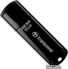 Флешка USB Transcend JetFlash 16 Gb черная, оригинал