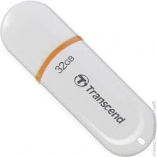 Флешка USB Transcend JetFlash 32 Gb белая, оригинал - фото 1 - id-p96120421