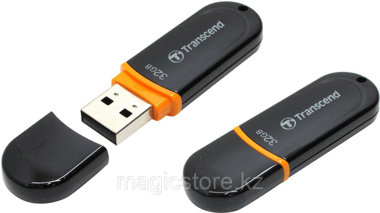 Флешка USB Transcend JetFlash 32 Gb черная, оригинал - фото 1 - id-p96120427