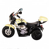 PITUSO Электро-Мотоцикл MD-1188, 6V/4Ah*1, колеса пластик 90х43х54 см, Black-beige /Черно-Бежевый, фото 3