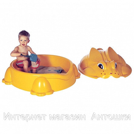 PARADISO TOYS Песочница с крышкой Кролик (84х92х46h)