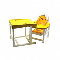 BABYS Стул-стол для кормления DUCKY Желтый