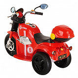 PITUSO Электро-Мотоцикл MD-1188, 6V/4Ah*1, колеса пластик  90х43х54 см, Red / Красно-Черный, фото 4