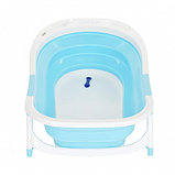 PITUSO Детская ванна складная 85 см Light blue/Светло-голубая 85*51*21 см 6 шт./кор, фото 4